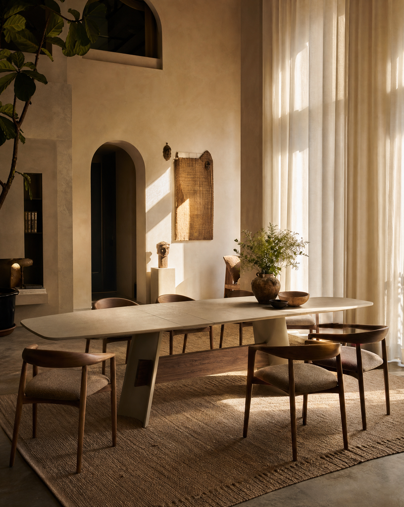 Collection Tables extensibles - table SANTANDER avec allonge en ambiance