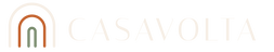 Logo CASAVOLTA en-tête (crème, compact)