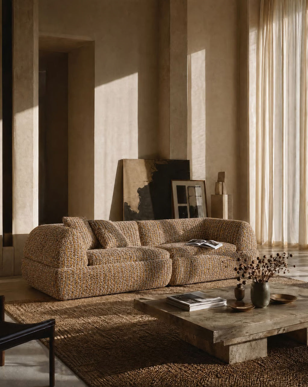Canapé JAMUNDI Ocre – SW7075-14 (162-CAN-202-0380)