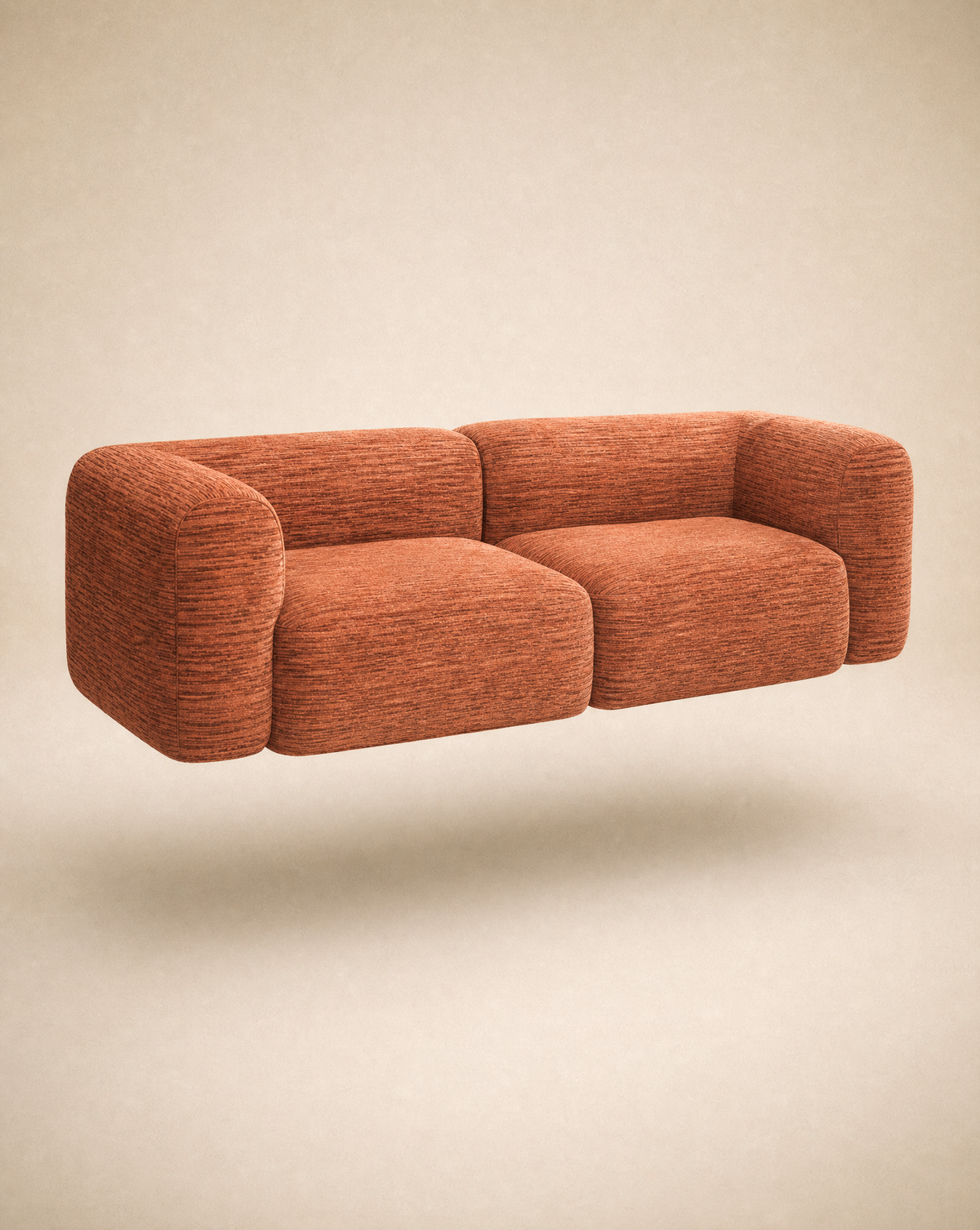 Canapé BUENAVENTURA Terracotta – réf. 4 (162-CAN-202-0390)