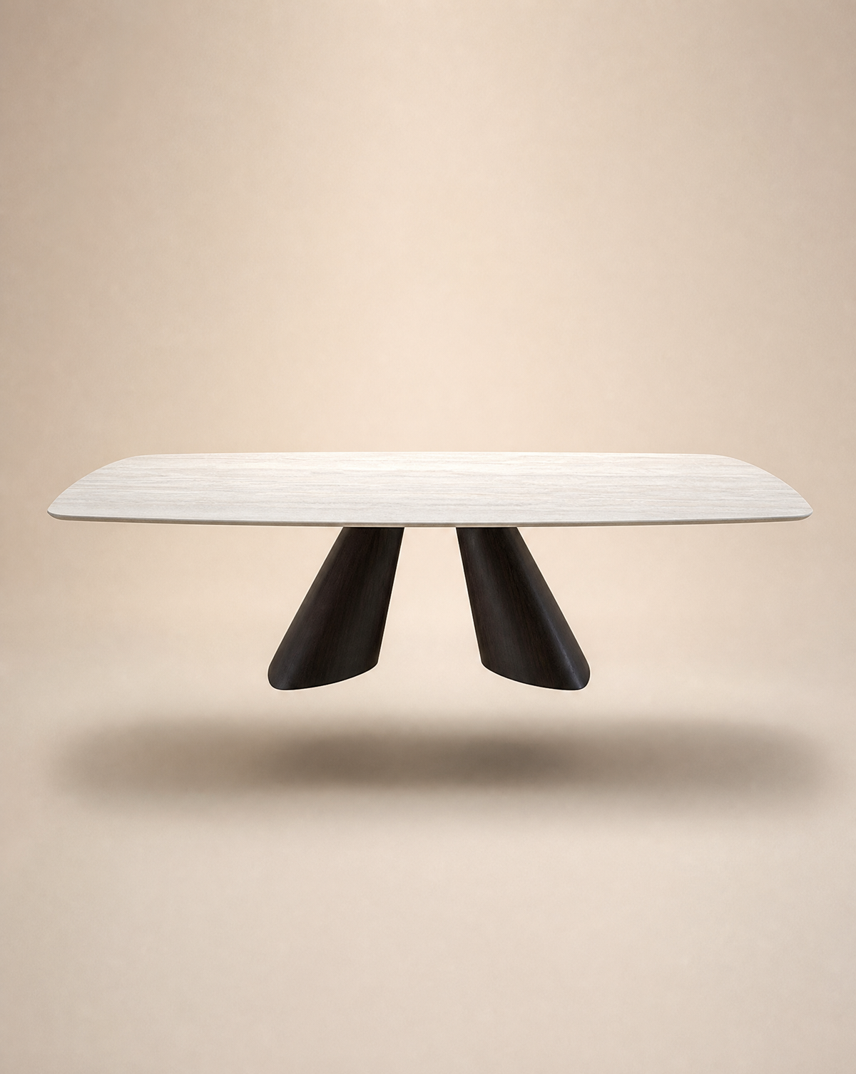 GUAJIRA TABLE DE REPAS - Travertin mat